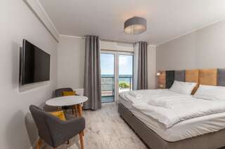 Отели типа «постель и завтрак» Al Mare - Apartamenty i pokoje Сарбиново Двухместный номер Делюкс с 1 кроватью и балконом, вид на море-5
